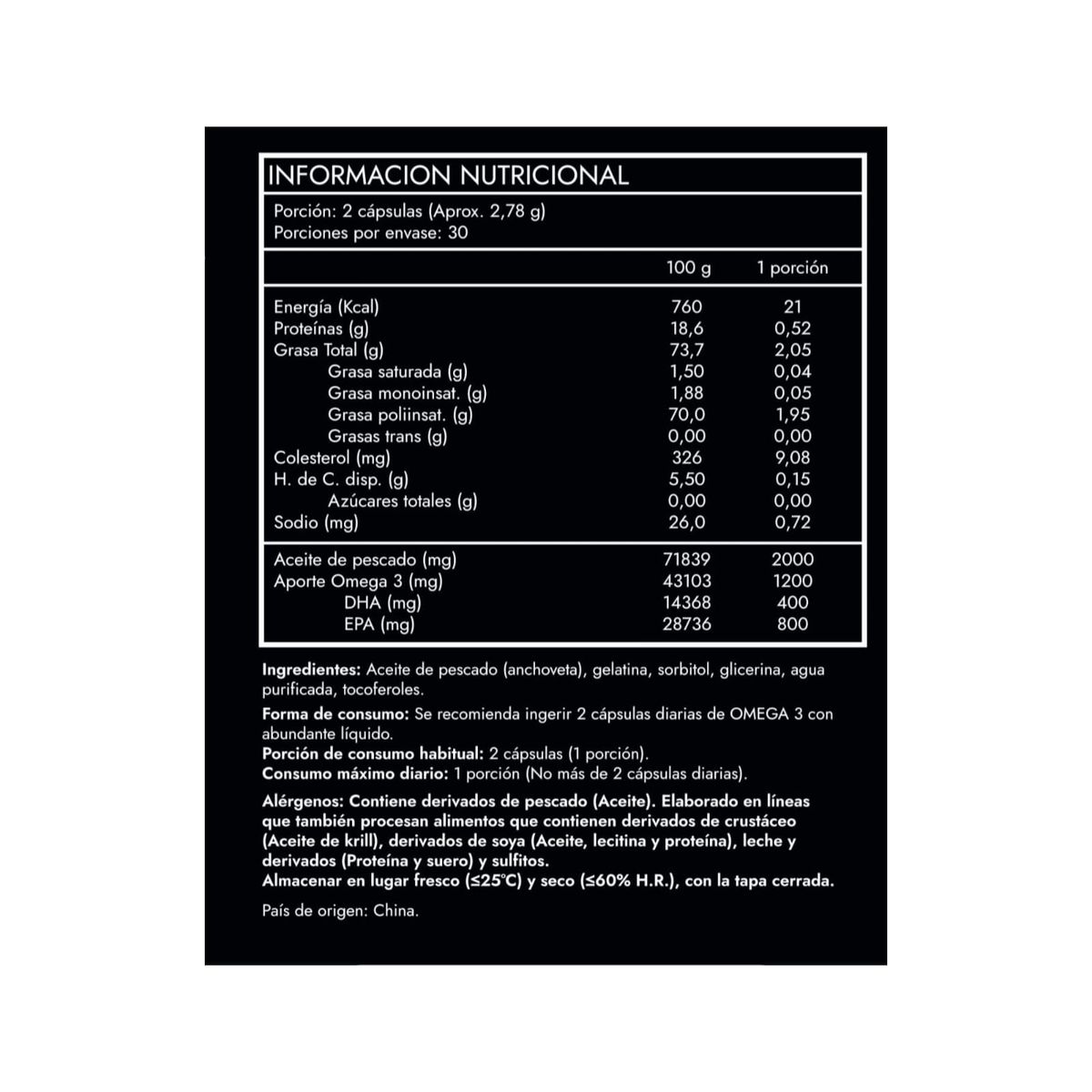 RH45 - OMEGA 3 60 CAPSULAS - RH45