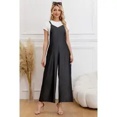 LIKE SHOP - Enterito Mujer Tipo Jardinera Cargo Premium Algodón 3321