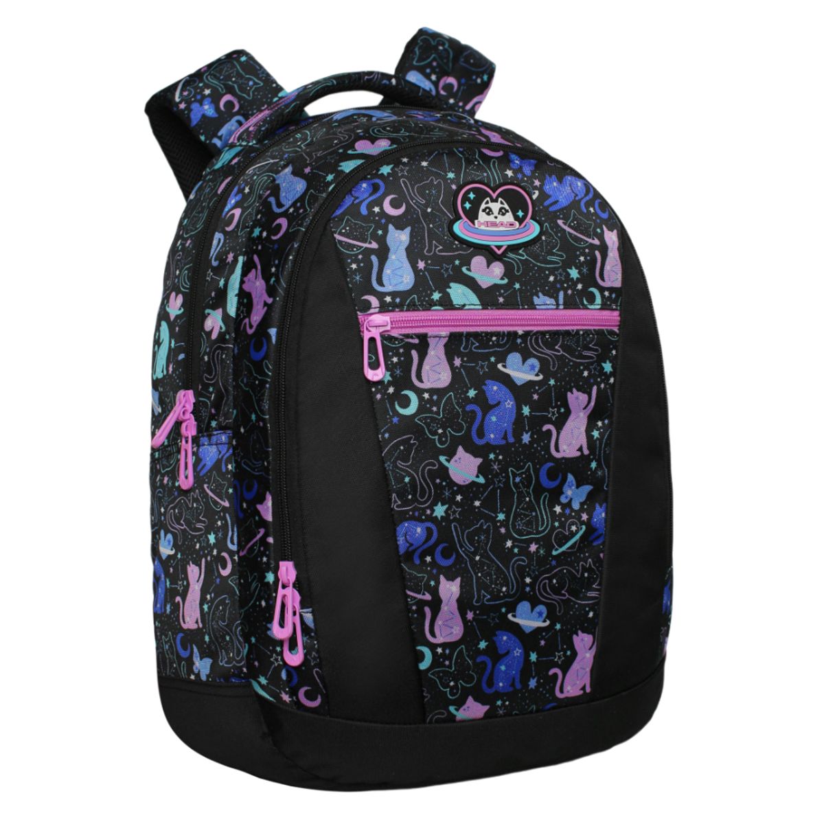 HEAD - Pack Top Escolar Mujer Space Cat Negro Head