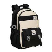 Mochila Mujer Kawaii Venza Color Block Negro