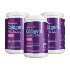 VITALIS NAVITAS - Colágeno Hidrolizado Vitalis Suplemento Alimentario 360g Plan 90 días