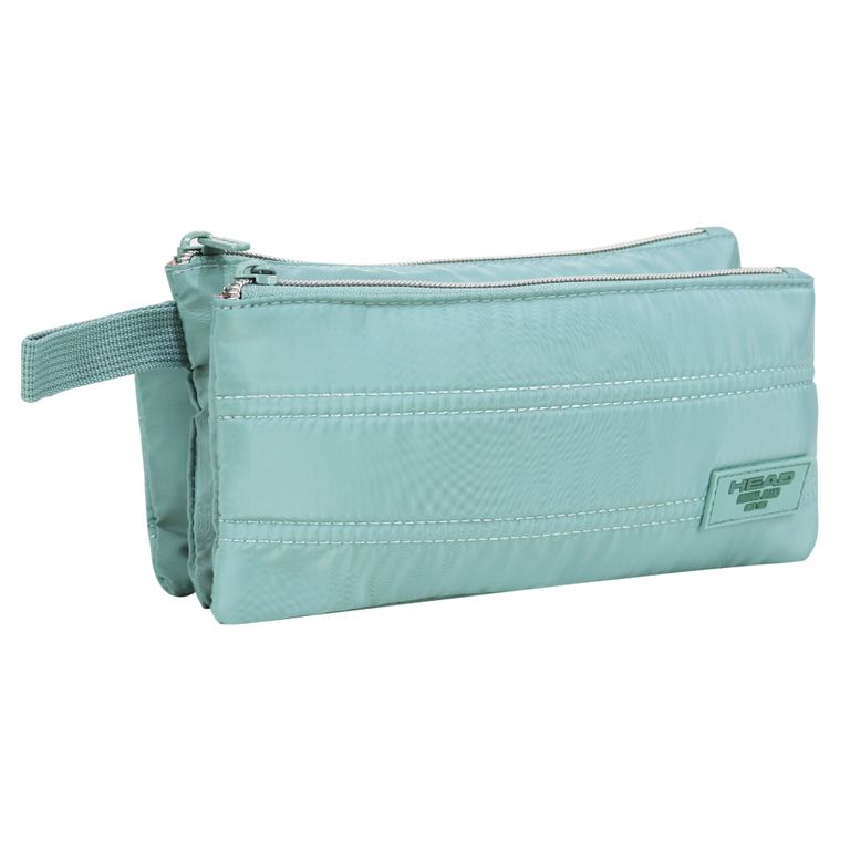 Estuche Triple Celerio Quilt Menta