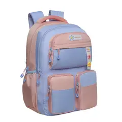 HEAD - Mochila Kawaii Mujer Twist Block Celeste