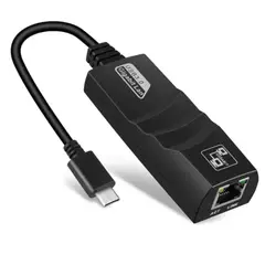 GENERICO - Adaptador Tarjeta Red Usb tipo C 3.1  Lan Rj45 Ethernet / 1000 Mbps