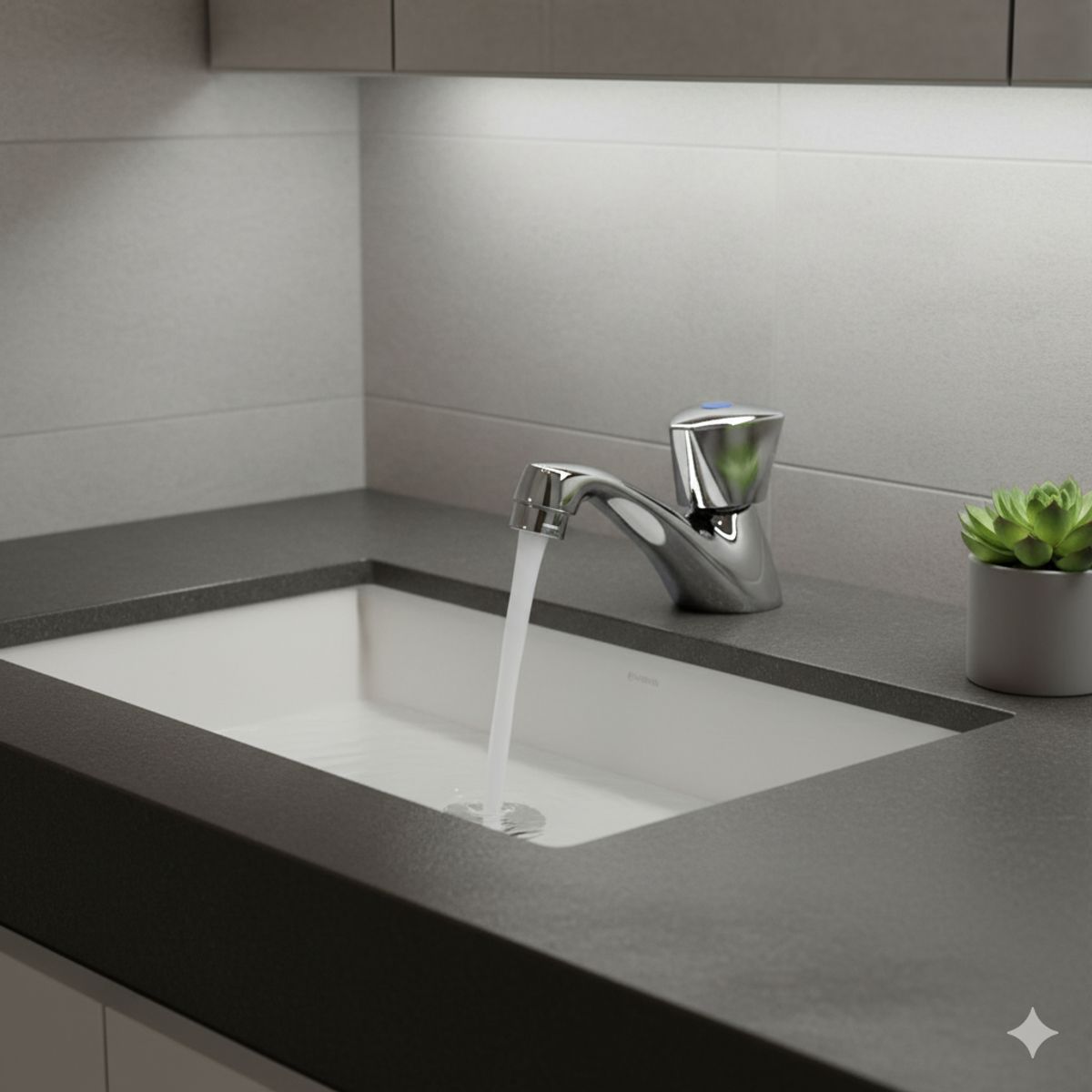 STRETTO - Llave Grifo Lavatorio Modelo Mossini Tevere Marca Stretto