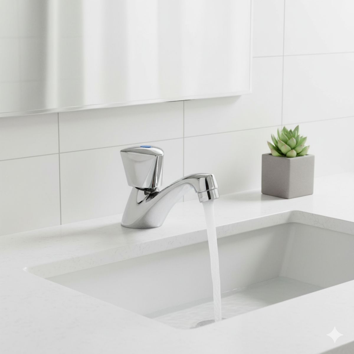 STRETTO - Llave Grifo Lavatorio Modelo Mossini Tevere Marca Stretto