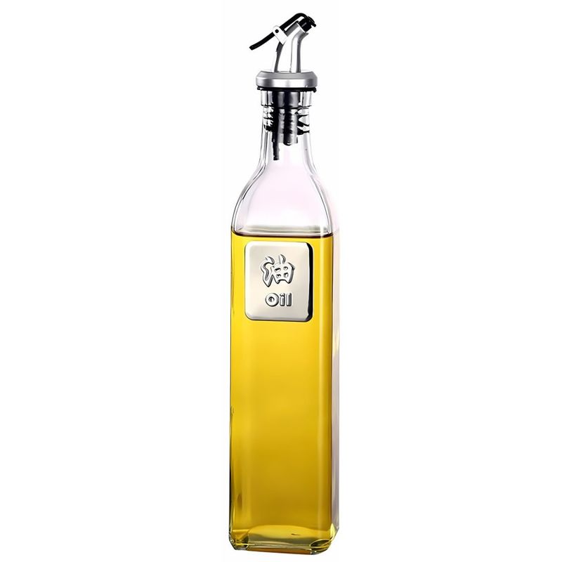 BAZUCA - Botella Dispensador De Aceite Y Vinagre Aceitero De Vidrio 500ml