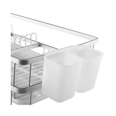 Imagen 2 del producto Secaplatos 1 Nivel Aluminio 41,8x30x13cm Blanco