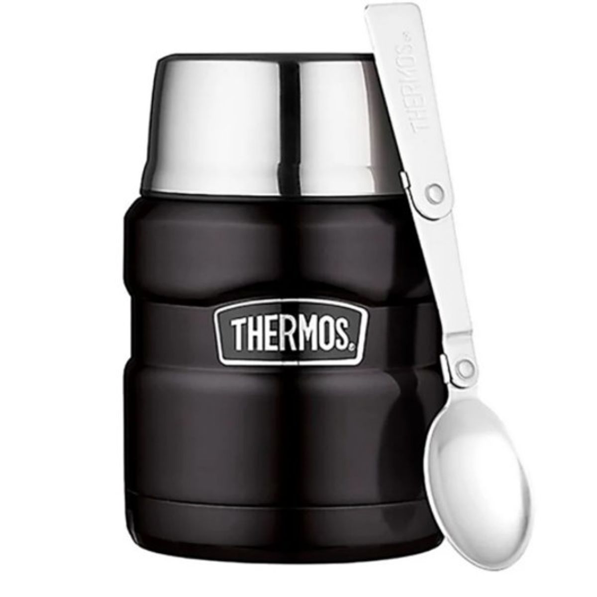 THERMOS - TERMO COMIDA AC INOX 470 ML KING THERMOS- negro
