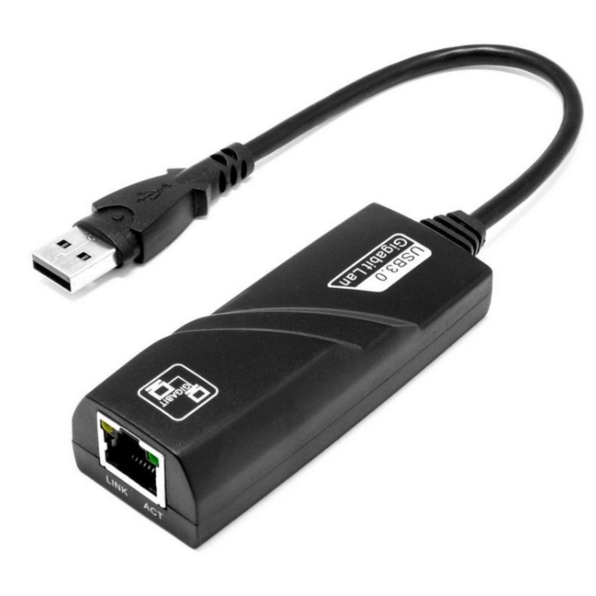 GENERICO - Adaptador Tarjeta Red Usb 3.0 Lan Rj45 Ethernet / 1000 Mbps