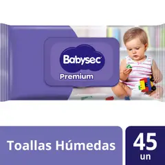 BABYSEC - Toalla Húmeda Premium 45und
