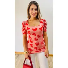 AMELIE - POLERA ROSA CORAZON VERANO AVANCE