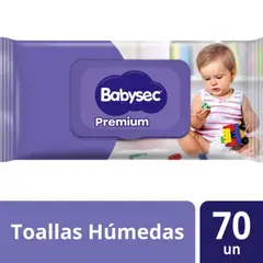 BABYSEC - Premium Toallas Humedas 70 unidades