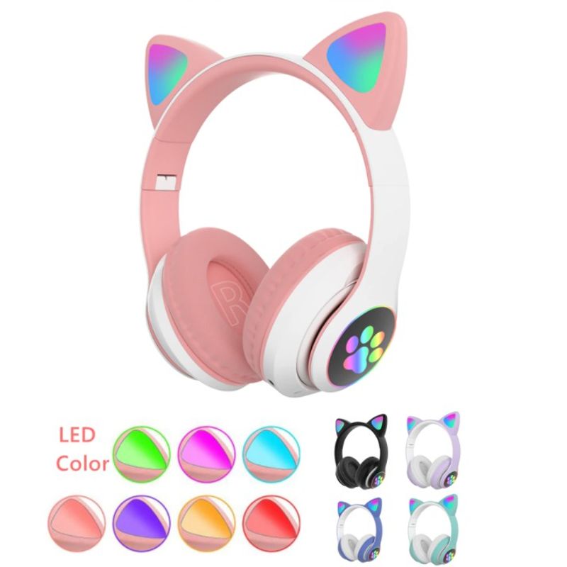 GENERICO - Audífonos Inalámbricos Bluetooth Gato Niña