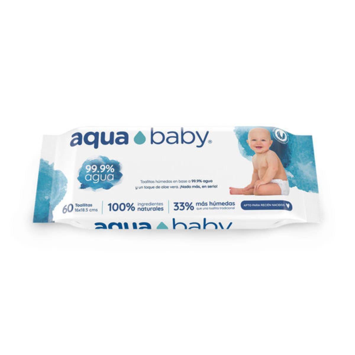 AQUA BABY - Aqua Baby Toallas Humedas 60und