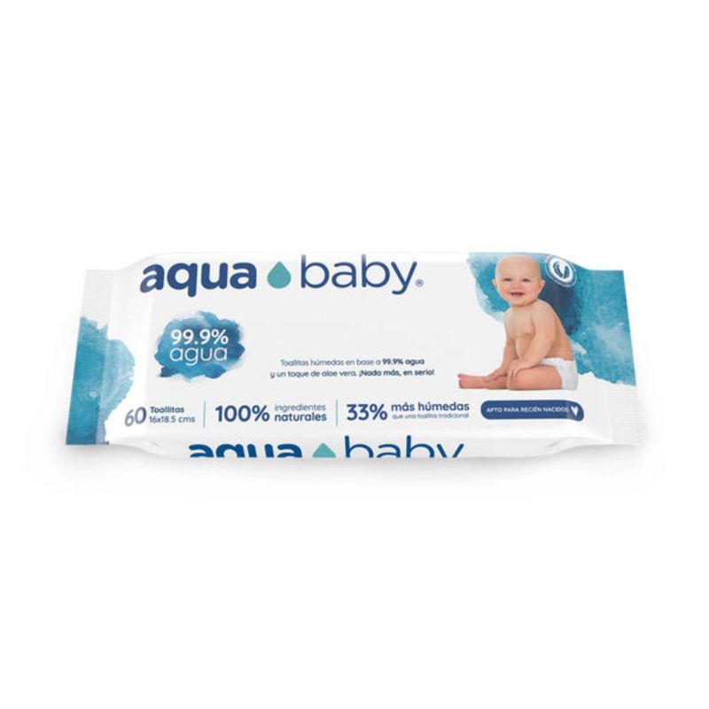 AQUA BABY - Aqua Baby Toallas Humedas 60und