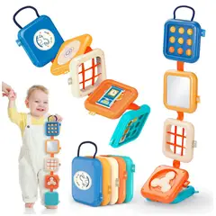 GENERICO - Tablero Sensoriales Interactivo Montessori Juego Educativo