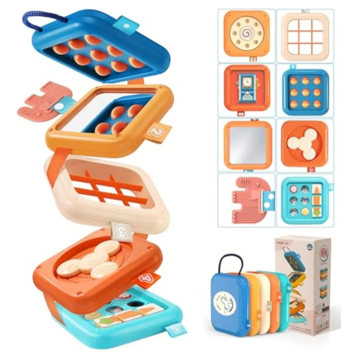 GENERICO - Tablero Sensoriales Interactivo Montessori Juego Educativo