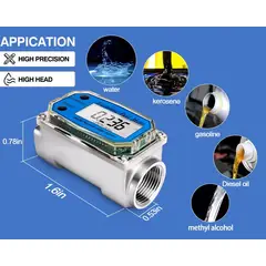 GENERICO - Caudalimetro gasolina, queroseno, diésel 1 pulgada