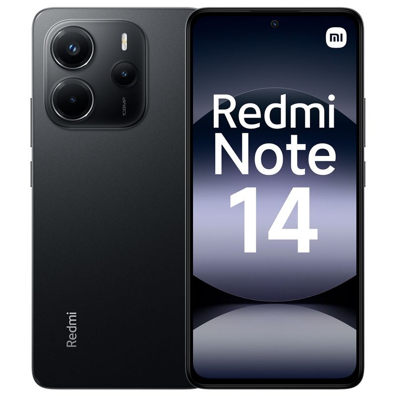 XIAOMI - Xiaomi Redmi Note 14  Midnight Black 8GB RAM+ 256GB Memoria -Nuevo