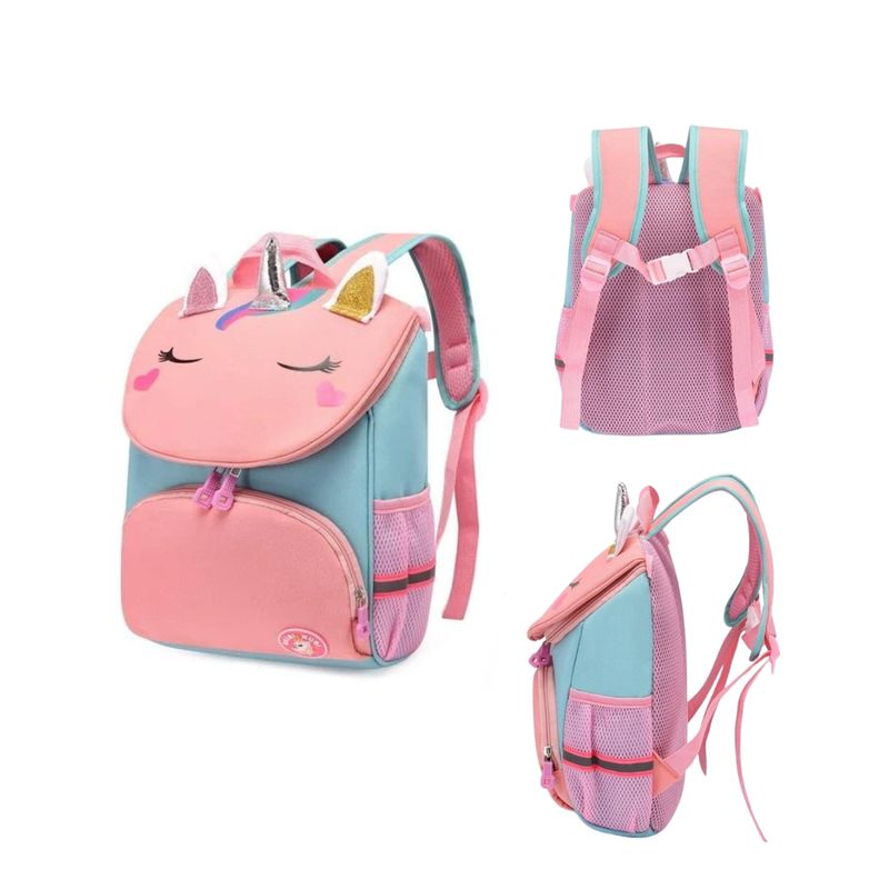 GENERICO - Mochila Infantil Escolar Unicornio-dinosaurio