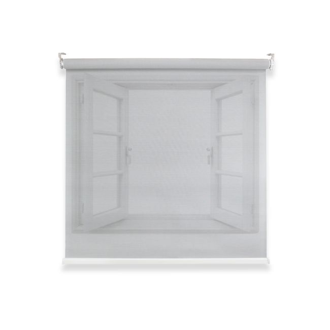 GUIZA - Cortina Roller Sunscreen 80 x 240 Cm Liso Filtro Solar Guiza