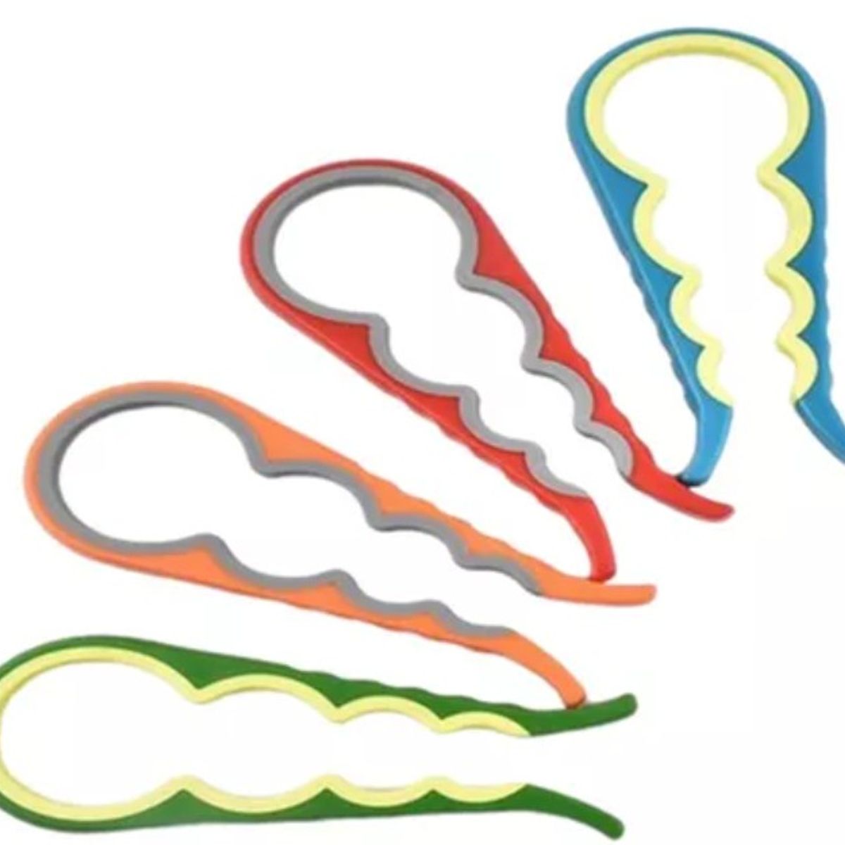 GENERICO - Abridor De Tarros Abridor De Botellas Antideslizante X1