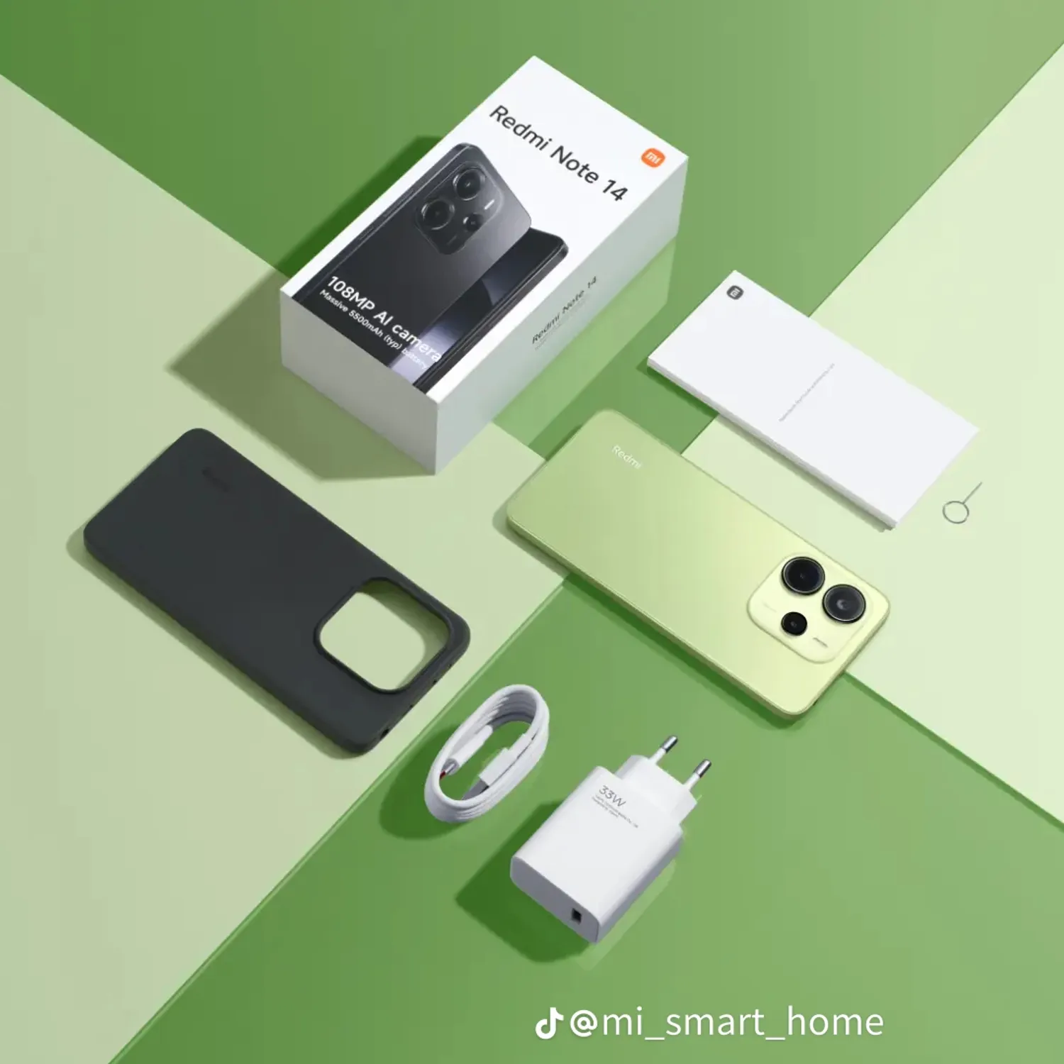 XIAOMI Xiaomi Redmi Note 14 8GB RAM+ 256GB -Lime Green | falabella.com