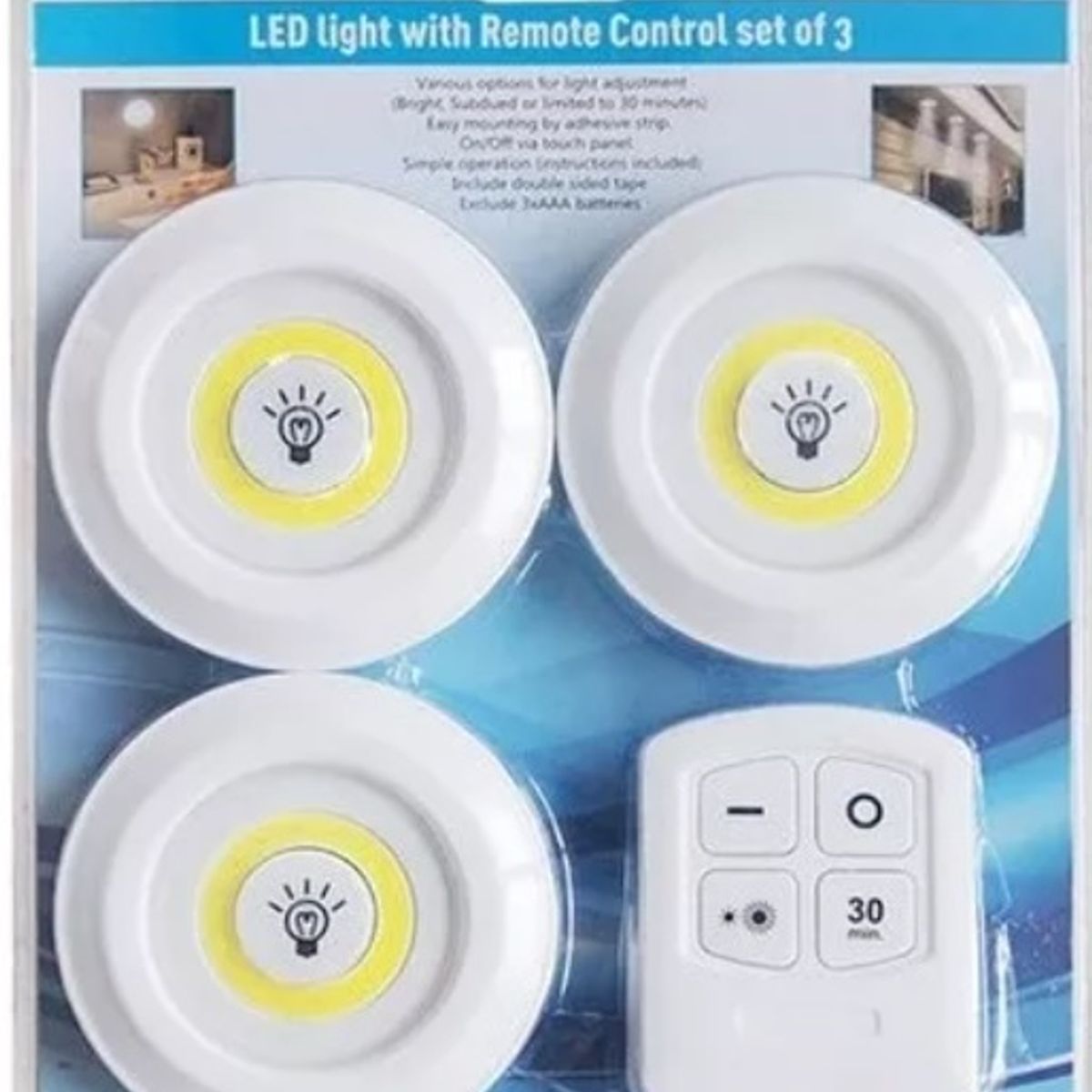 WANT - Set Luces de Emergencia Control Remoto