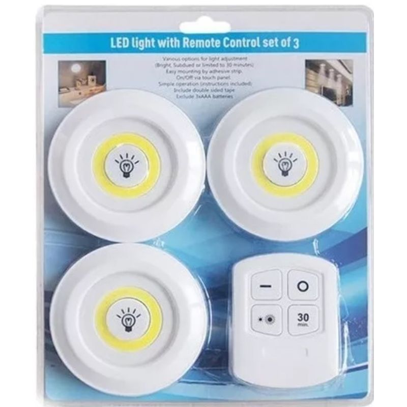 WANT - Set Luces de Emergencia Control Remoto