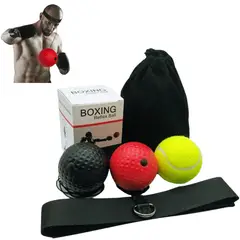 GENERICO - Pelota Reaccion Boxeo Entrenamiento Velocidad Vincha Goma