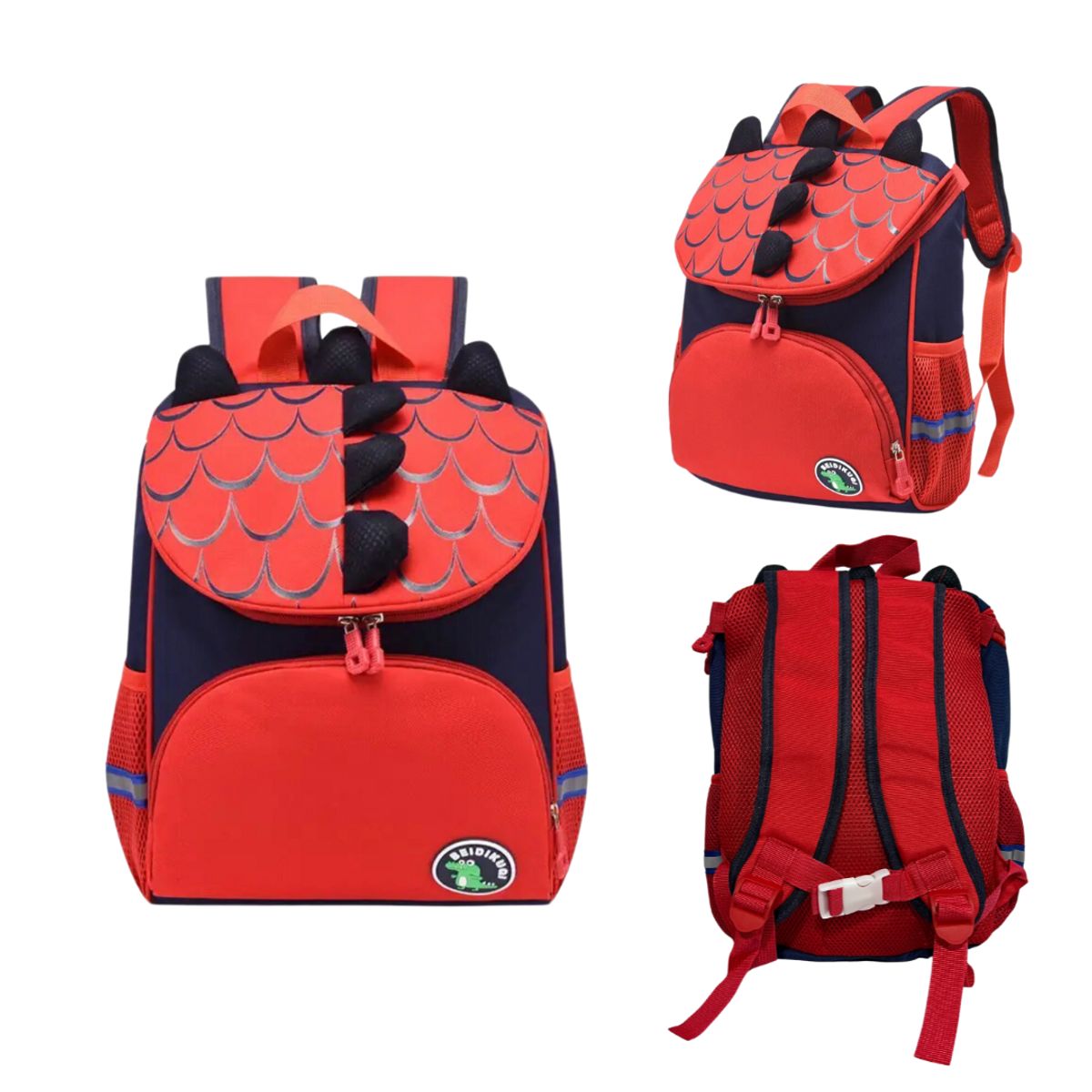 GENERICO - Mochila Infantil Escolar Unicornio-dinosaurio