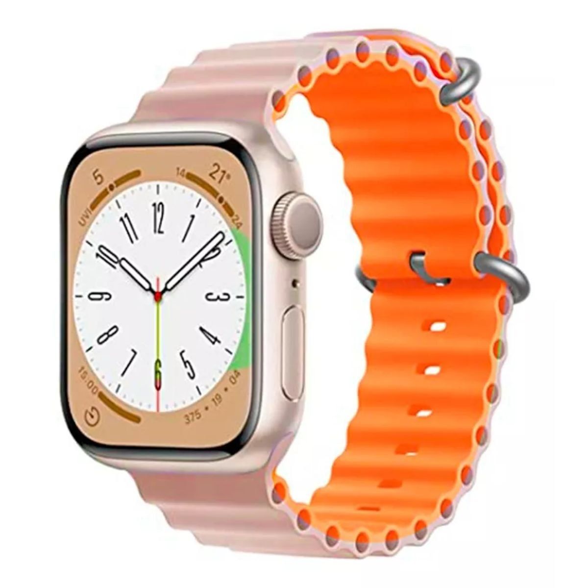 GENERICO - Correa Para Apple Watch Deportiva Ocean Silicon 38 / 40 / 41 mm