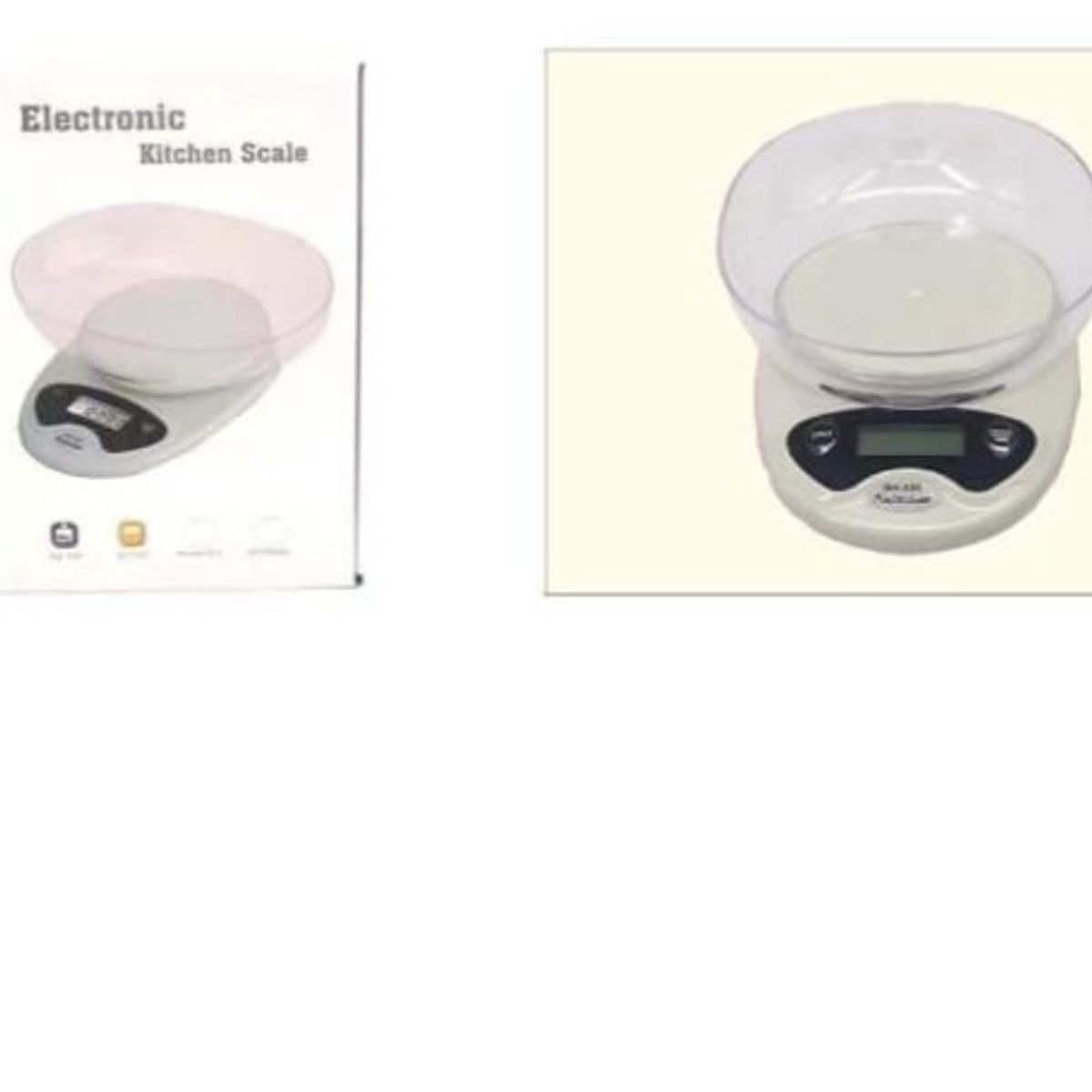 GENERICO - Pesa Digital Cocina Gramos Desde 1g A 7kl Balanza Con Bowl