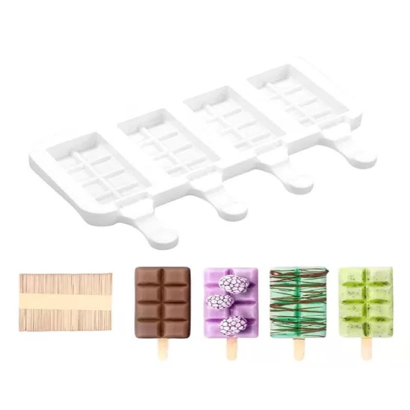 GENERICO - Moldes De Silicona Reposteria Moldes Para Helados Paleta 051