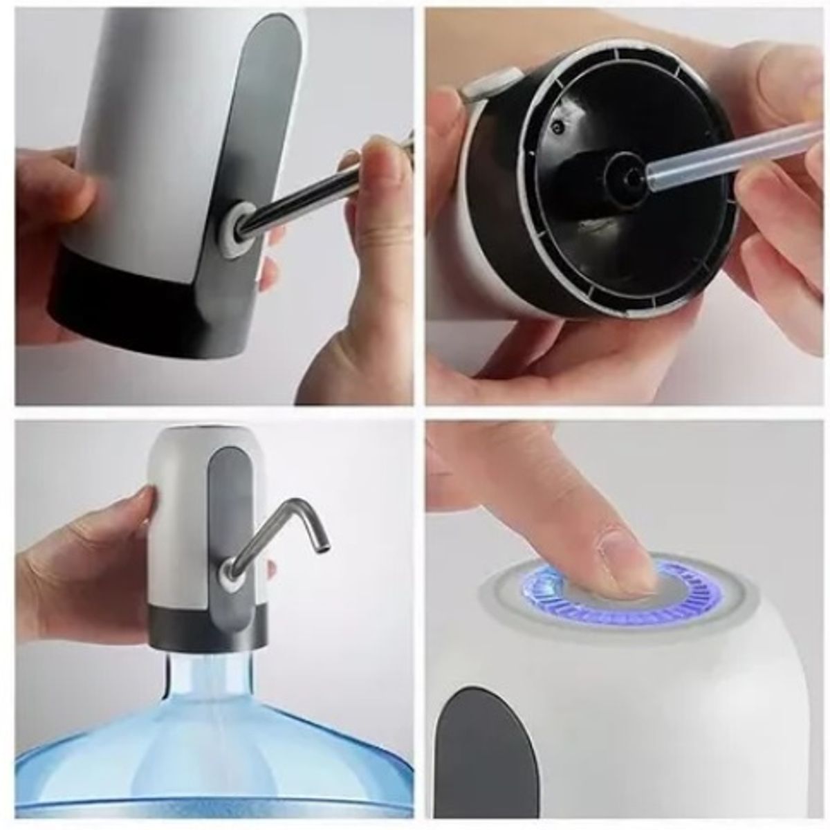 GENERICO - Dispensador De Agua Automatico Recargable Usb
