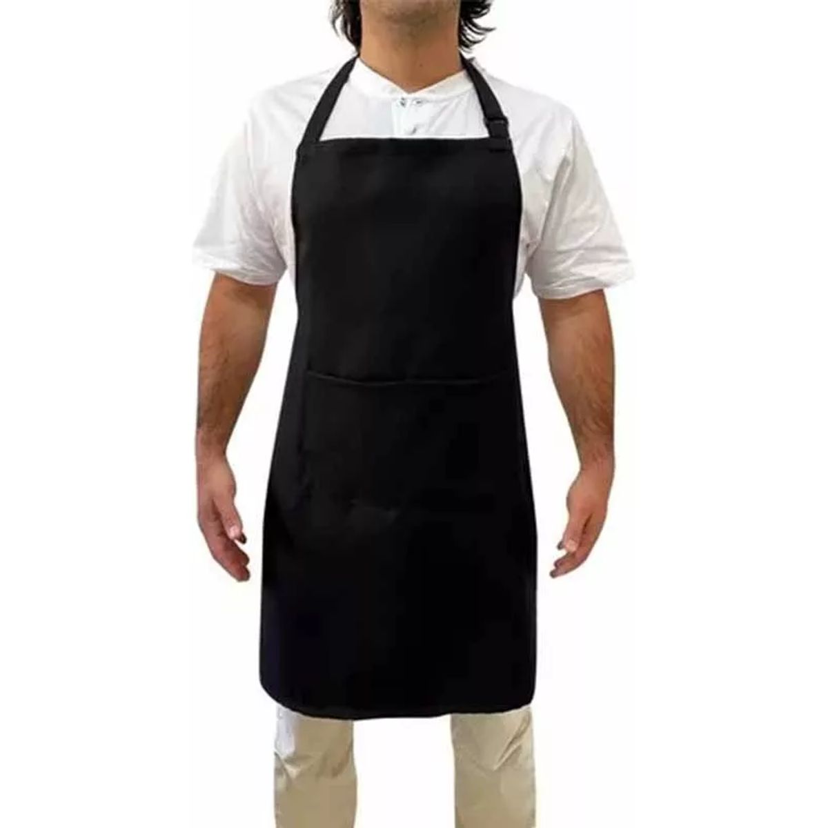 SYH STORE - Pechera Negra Tela Anti-manchas y Anti-grasa