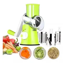 GENERICO - Rallador Verduras Espiral Cortador Picadora Alimentos Ralladores