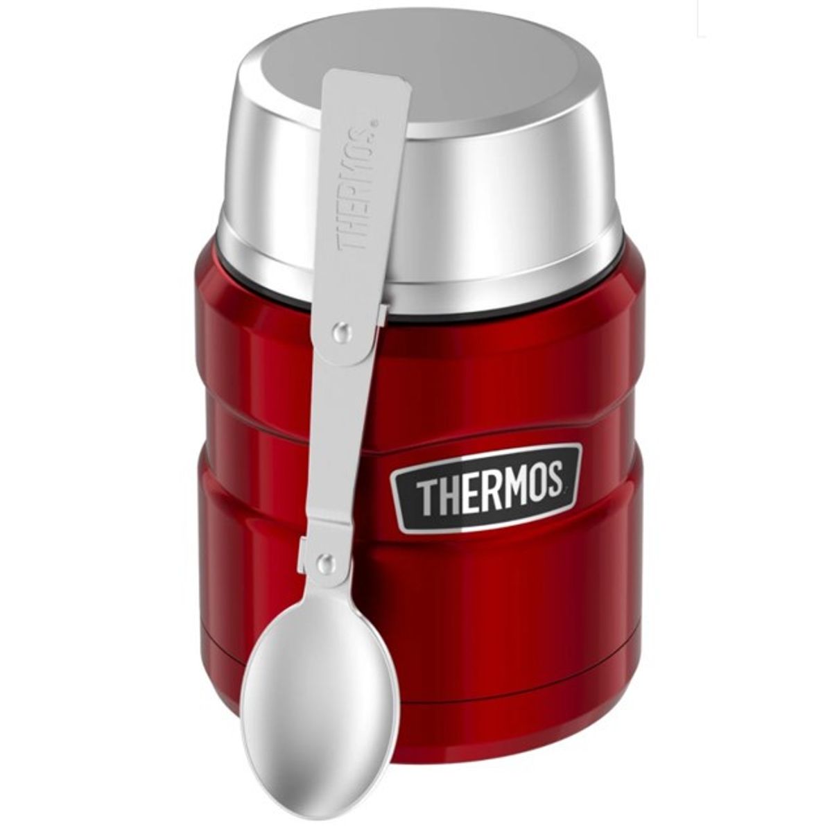 THERMOS - TERMO COMIDA AC INOX 470 ML KING THERMOS- ROJO