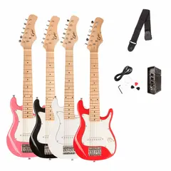 EPIC - Guitarras eléctricas niños + amp 2 watts Blanca