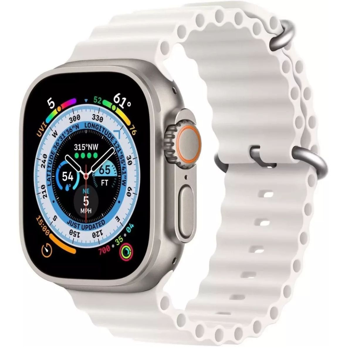 GENERICO - Correa Para Apple Watch Deportiva Ocean Silicon 42 / 44 / 45 / 49 mm