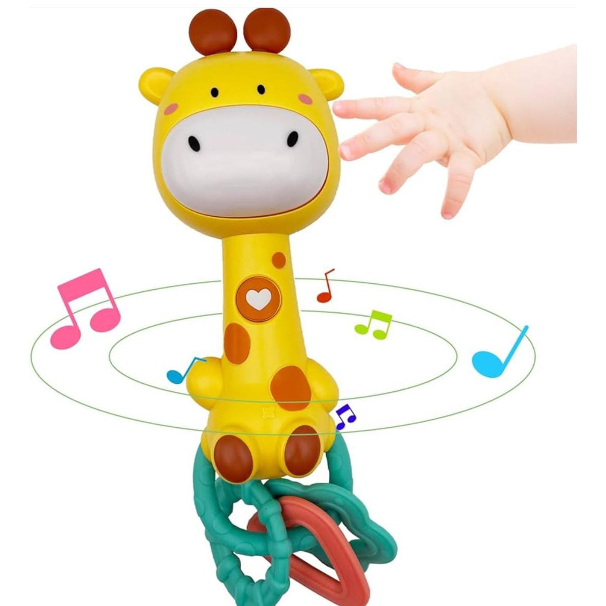 OEM - SONAJERO MUSICAL MOLAR STICK JIRAFA