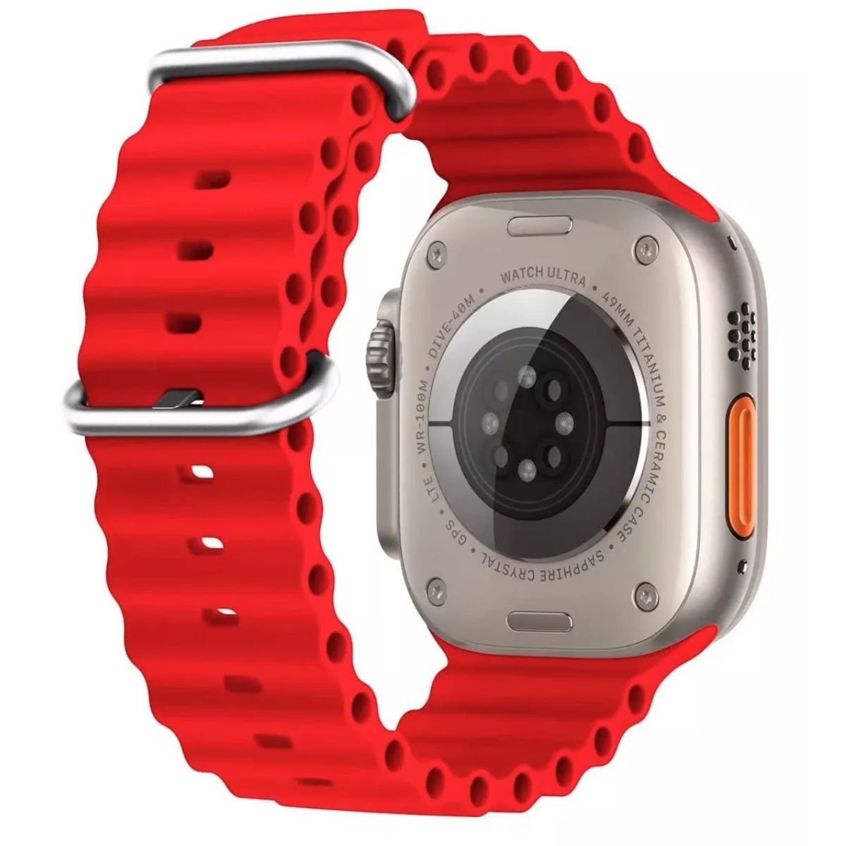 GENERICO - Correa Para Apple Watch Deportiva Ocean Silicon 42 / 44 / 45 / 49 mm