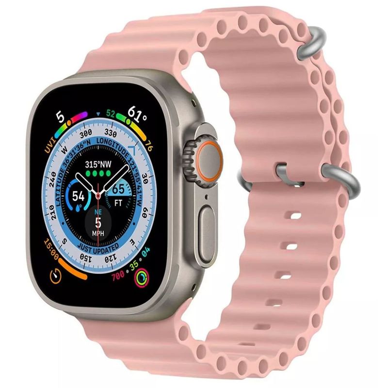 GENERICO - Correa Para Apple Watch Deportiva Ocean Silicon 42 / 44 / 45 / 49 mm