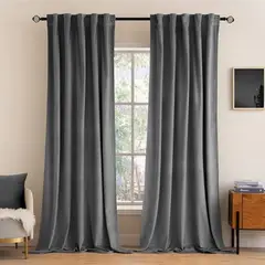 AZ AURAZEUS - Cortina 100% Blackout 1 Paño 230 x 140 Terciopelo Termica Roller Az