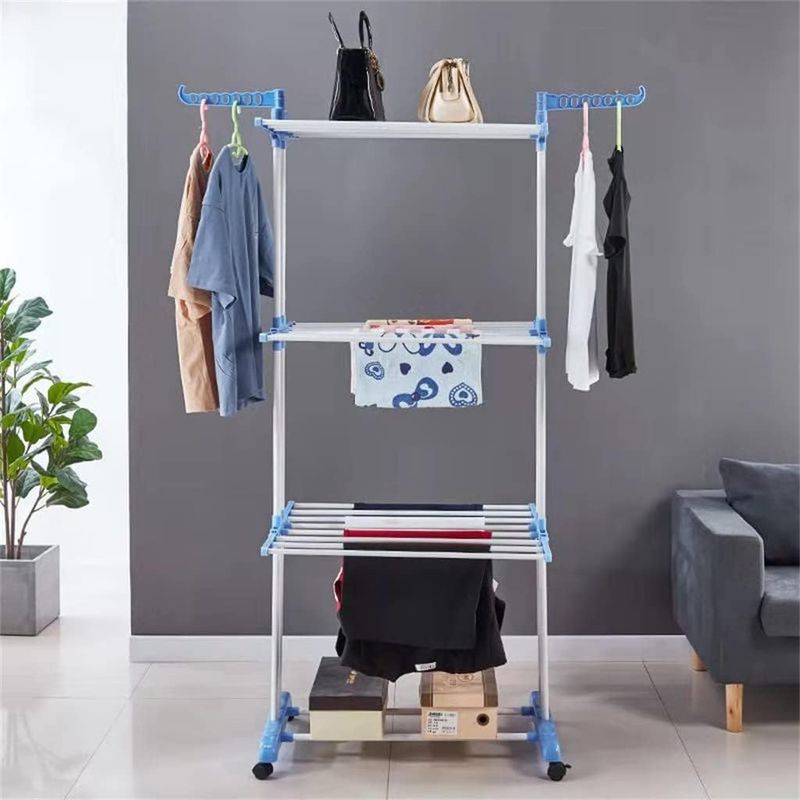 GENERICO - TENDEDERO PLEGABLE DE TRES NIVELES PARA ROPA WYM