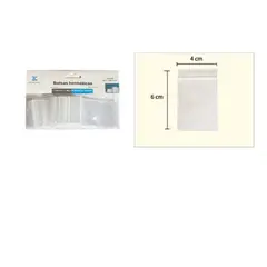 GENERICO - Bolsa Hermetica 4X6Cm Cocina Transparente 100 Pcs
