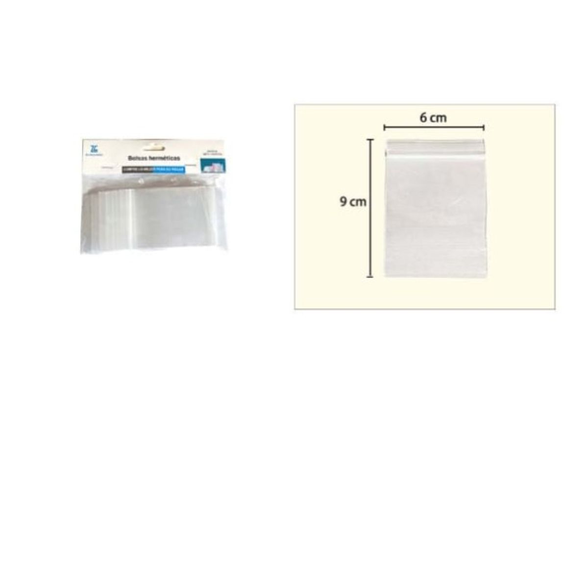 GENERICO - Bolsa Hermetica 9X6Cm Cocina Transparente 100Pcs