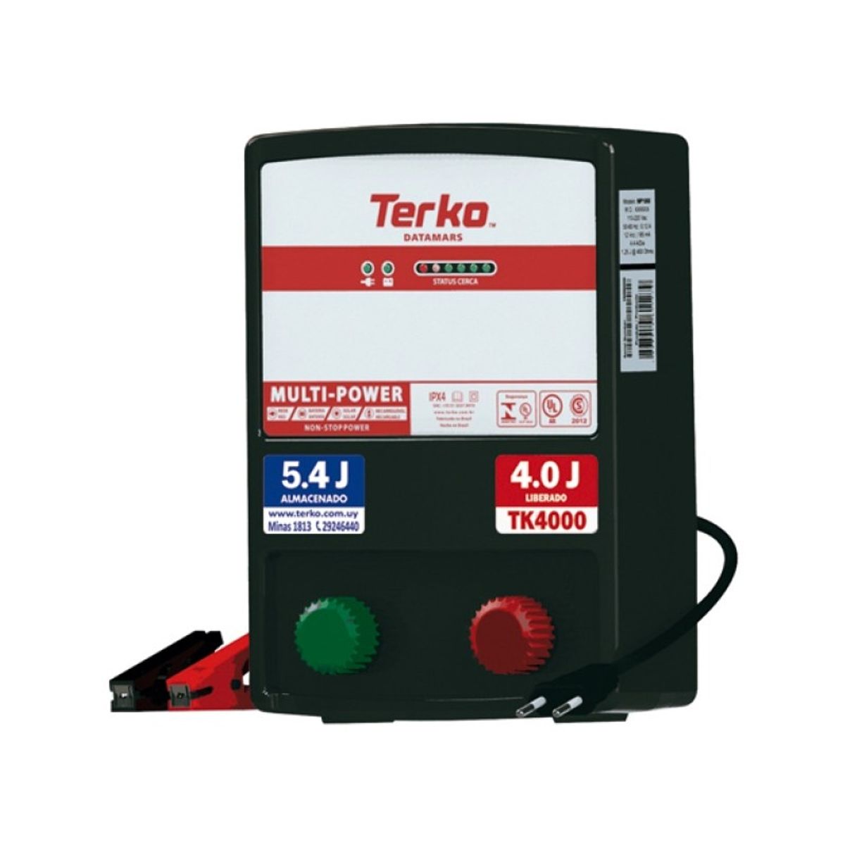 TRU TEST - Energizador Cerco Ganadero Terko 4000 4J