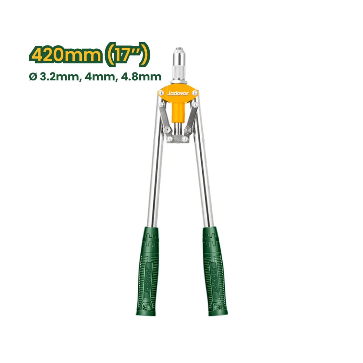 JADEVER - Remachadora Manual 17 Pulgadas 420mm JADEVER